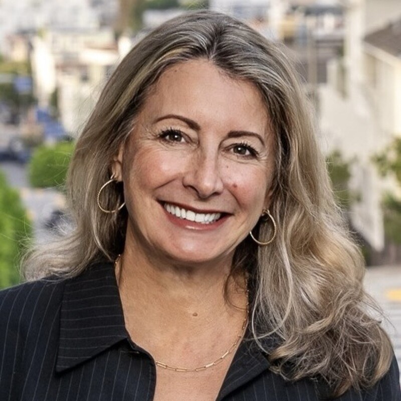 Lori Brooke on a San Francisco street